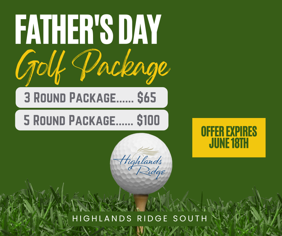 Father's day hot sale golf packages